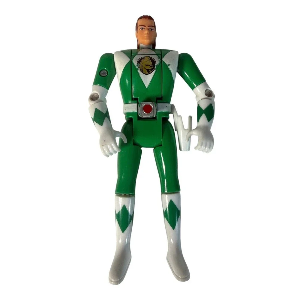 Bandai Power Rangers Green Ranger 5in Action Figure Green/White Holster